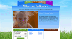 Desktop Screenshot of milestonepediatrics.net
